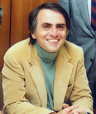 an image of Carl Sagan smiling